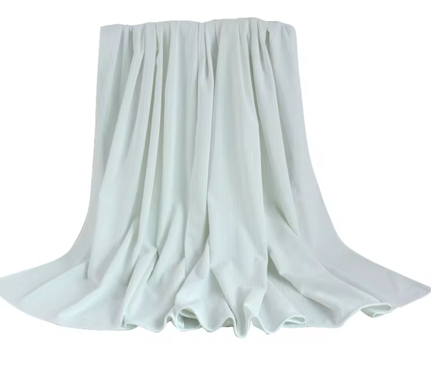 Ribbed Jersey - White
