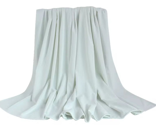 Ribbed Jersey - White