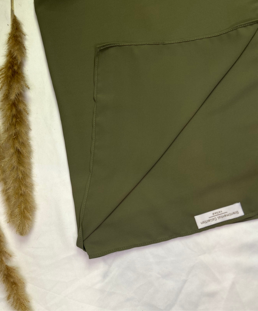Olive Premium Chiffon