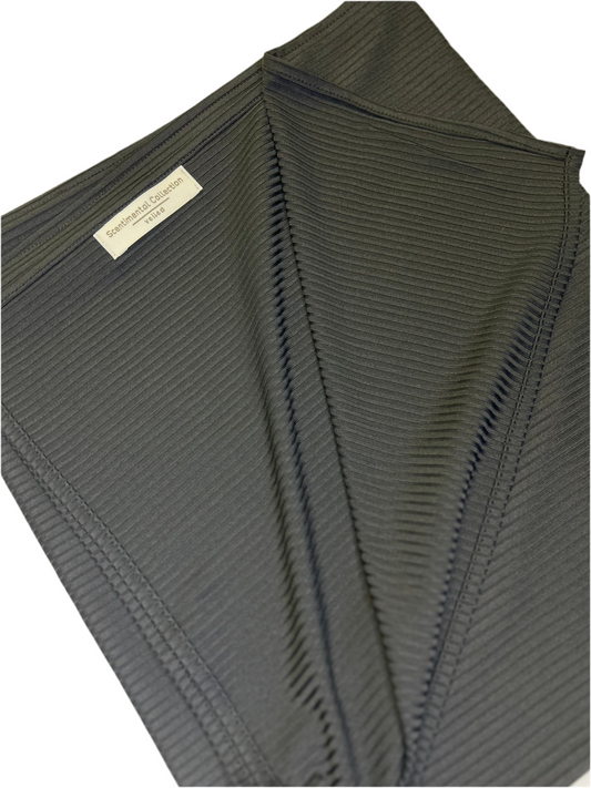 Ribbed Jersey - Black