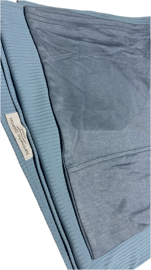 Sky Blue Ribbed Jersey