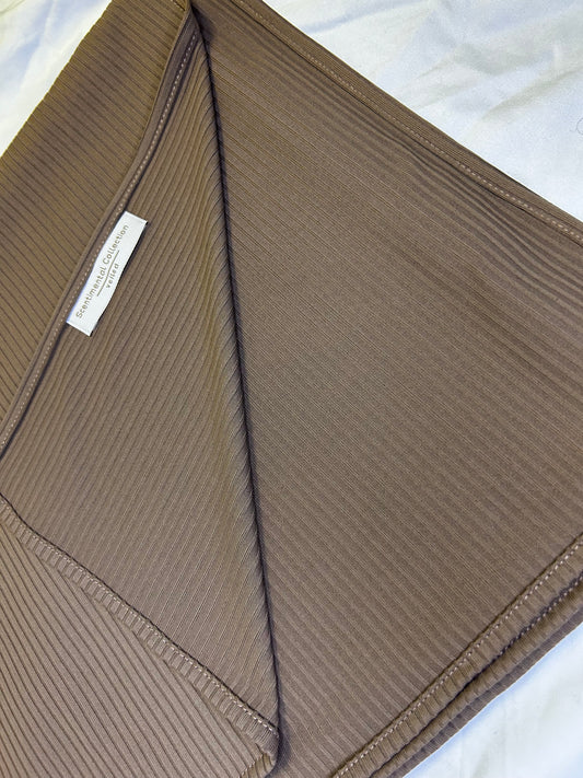 Ribbed Jersey - Mocha